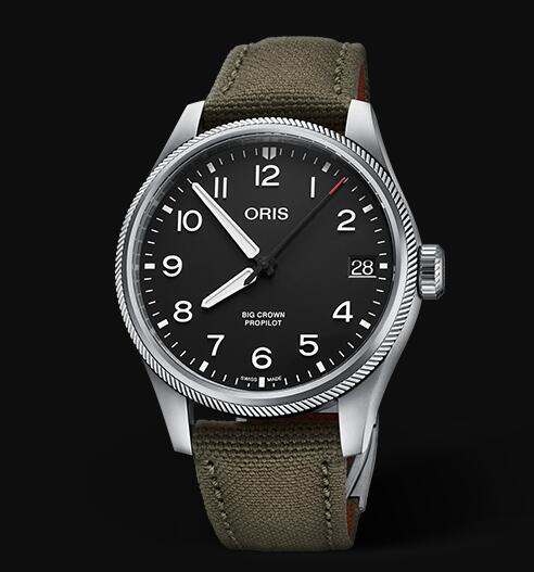 Review Oris Aviation Big Crown Propilot Big Date 41MM Replica Watch 01 751 7761 4164-07 3 20 03LC